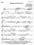 Because Of Your Love - Violin 1