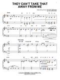 They Can't Take That Away From Me [Jazz version] (arr. Brent Edstrom)