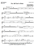 For All You've Done - Tenor Sax (Trombone 2 sub)
