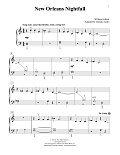 New Orleans Nightfall (Simplified) (adapted by Glenda Austin)