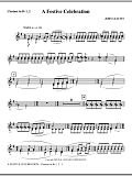 A Festive Celebration - Clarinet 1 & 2