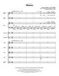 Memory (from Cats) (arr. John Leavitt) - Full Score