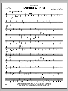 Dance Of Fire - Violin 2 