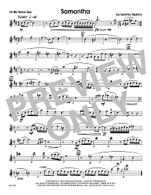 Samantha - 1st Tenor Saxophone 