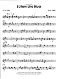 Bottom Line Blues - 1st Eb Alto Saxophone