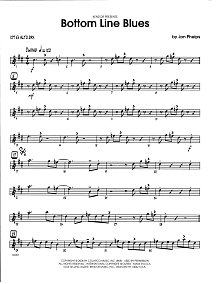 Bottom Line Blues - 1st Eb Alto Saxophone 