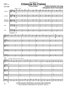 Criancas Da Canoa (Canoe Children) - Full Score 
