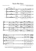 You're The Voice (arr. Tim Allen) - Choral Score