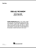 For All We Know - Piano/Vocal Solo