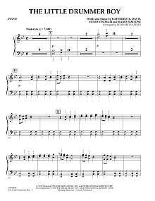 The Little Drummer Boy - Piano 