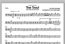 Trout, The (Die Forelle, Movement IV) - Cello 