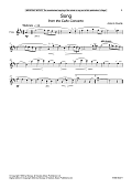 Song (from The Cello Concerto)