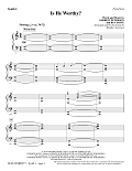 Is He Worthy? (arr. Heather Sorenson) - Synth 1