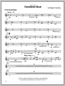 Cerulean Blue - Baritone Sax 