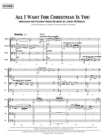 All I Want For Christmas Is You - Full Score 