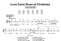 Love Came Down At Christmas