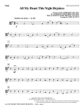 All My Heart This Night Rejoices (arr. John Leavitt) - Viola