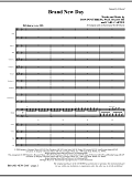 Brand New Day - Full Score