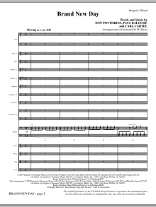 Brand New Day - Full Score 