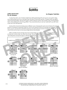 Sofrito - Guitar Chord Chart 