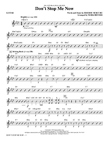 Don't Stop Me Now (arr. Mark Brymer) - Guitar 