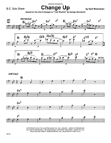 Change Up (based on I Got Rhythm by George Gershwin) - Solo Sheet - Trombone 