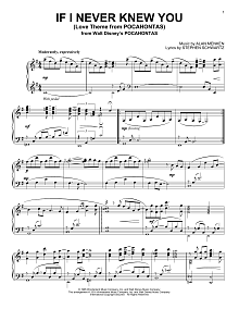 If I Never Knew You (Love Theme from POCAHONTAS) 