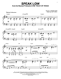 Speak Low [Jazz version] (arr. Brent Edstrom)
