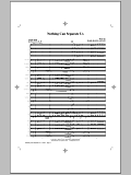 Nothing Can Separate Us - Full Score
