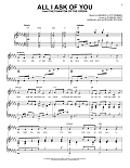 All I Ask Of You (from The Phantom Of The Opera)