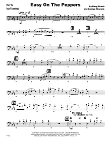 Easy On The Peppers - 3rd Trombone 