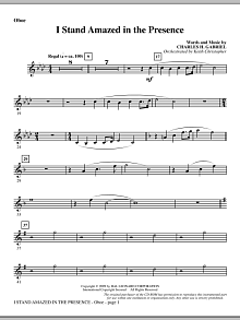 I Stand Amazed In The Presence - Oboe 