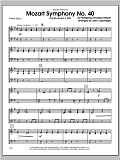 Mozart Symphony No. 40 (First Movement, K. 550) - Piano