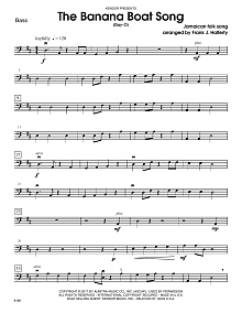 Banana Boat Song, The (Day-O) - Bass 