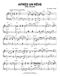 Apres Un Reve [Jazz version] (arr. Brent Edstrom)