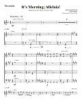 It's Morning; Alleluia! - Percussion