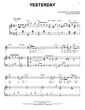 Yesterday [Jazz version] (arr. Brent Edstrom)