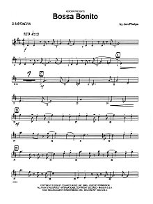 Bossa Bonito - Eb Baritone Saxophone 