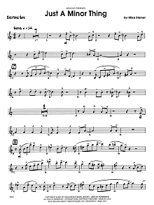 Just A Minor Thing - Eb Baritone Saxophone 