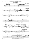 October - Tenor Trombone 1 & 2