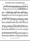 Fanfare For A Celebration - Piano