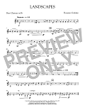 Landscapes - Bb Bass Clarinet