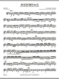 Allegro in G - Violin 3 (Viola Treble Clef)