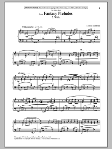 Fantasy Preludes, 2. Waltz 