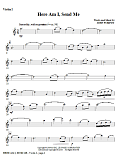 Here Am I, Send Me - Violin 1