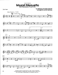 Mozart Menuetto (from String Quartet in D Minor, K421) (arr. Lennie Niehaus) - 2nd Violin