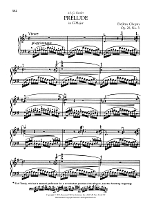 Prélude in G Major, Op. 28, No. 3 