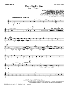 There Shall a Star (arr. John Leavitt) - Bb Clarinet 1 
