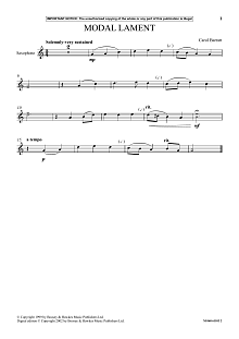 Modal Lament 