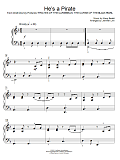 He's A Pirate (from Pirates Of The Caribbean: The Curse of the Black Pearl) (arr. Jennifer Linn)